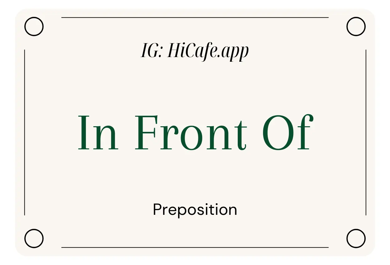 preposition in front of examples