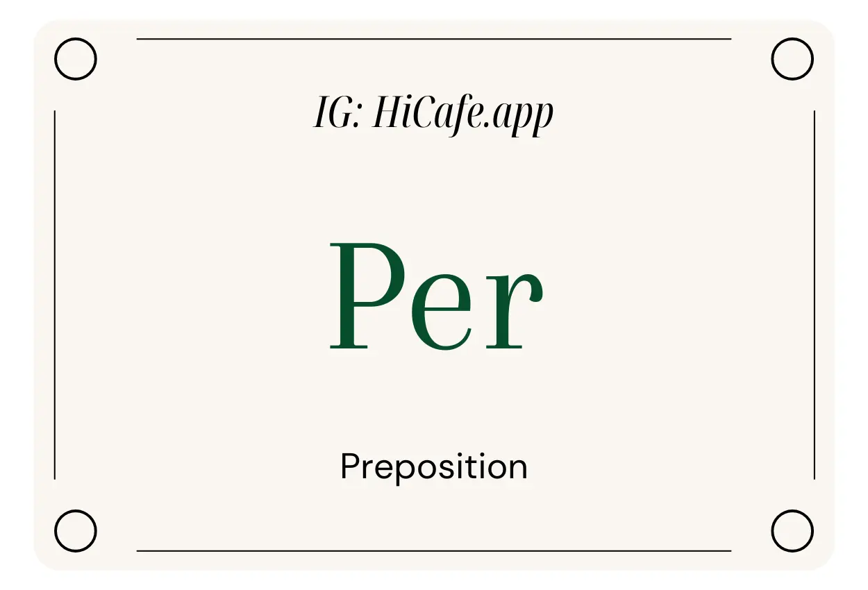 examples of per