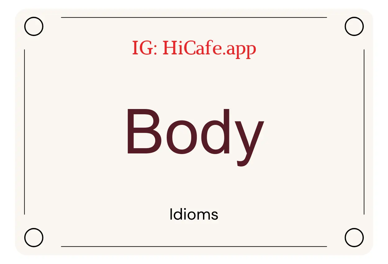 idioms on Body