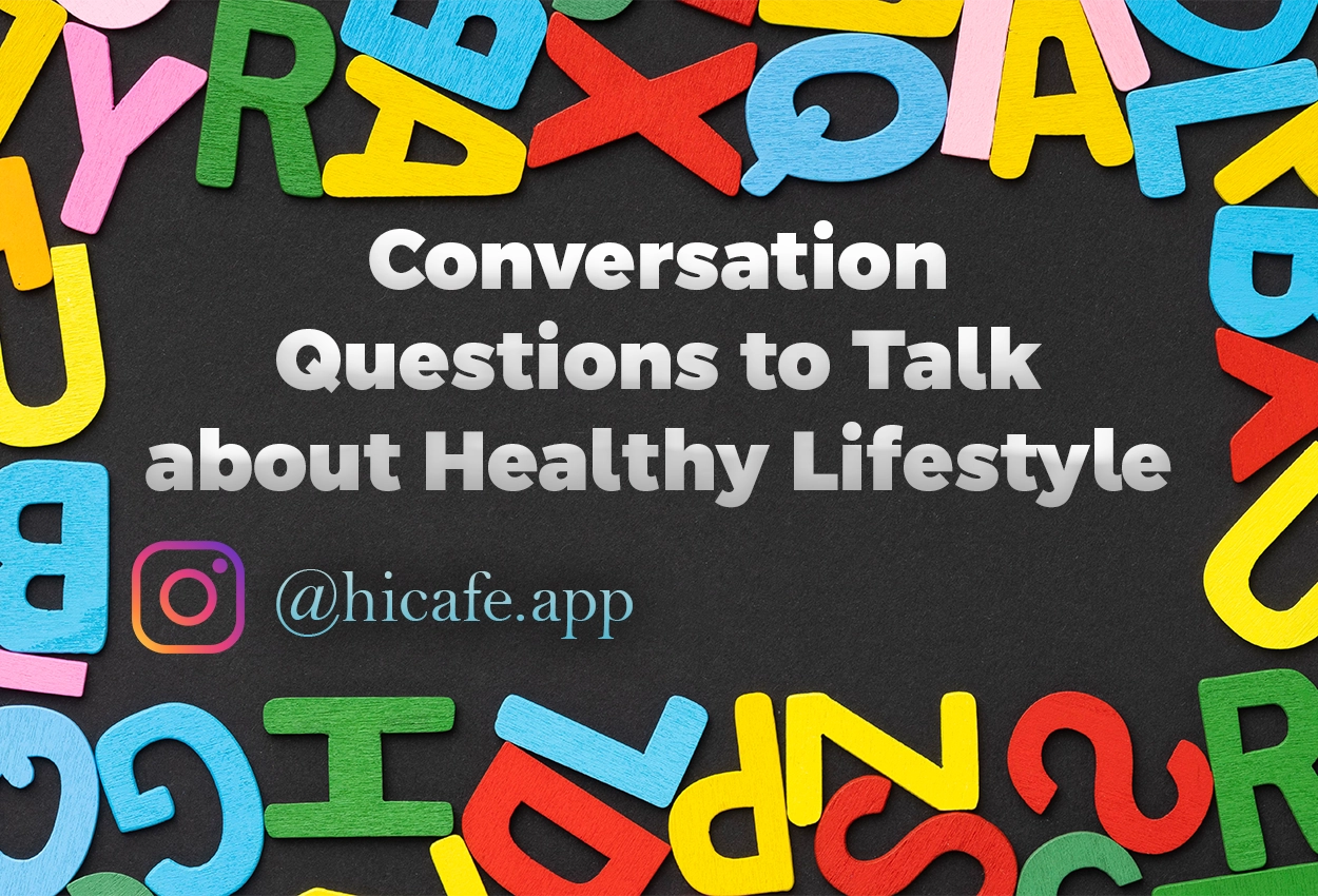 talking about healthy lifestyle