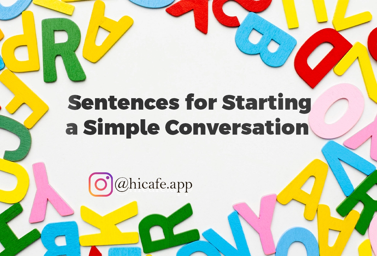 Phrases for Starting Conversation