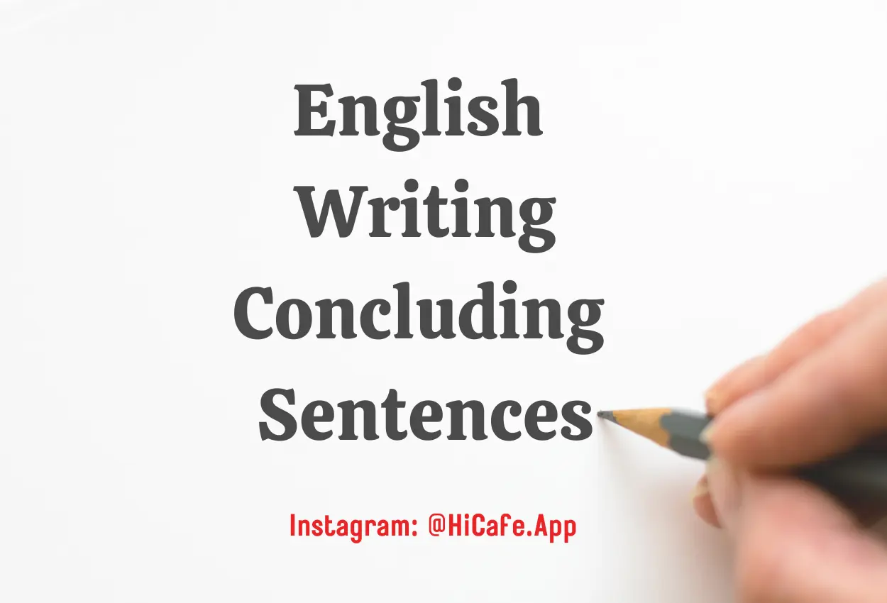 paragraph writing concluding sentence