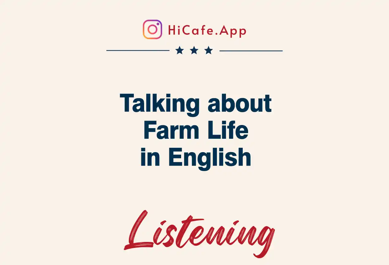 Dialogue about farm life