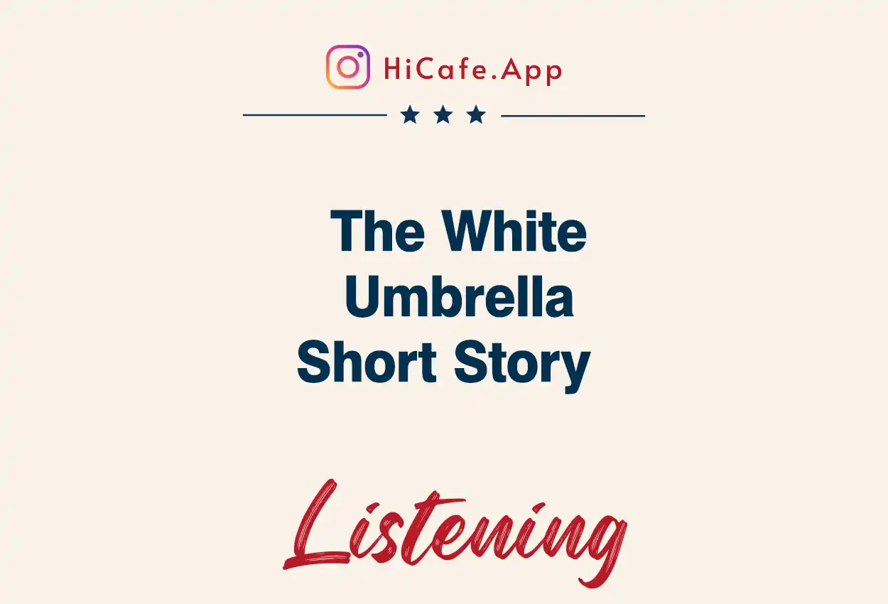 the whote umbrella short story for learning english