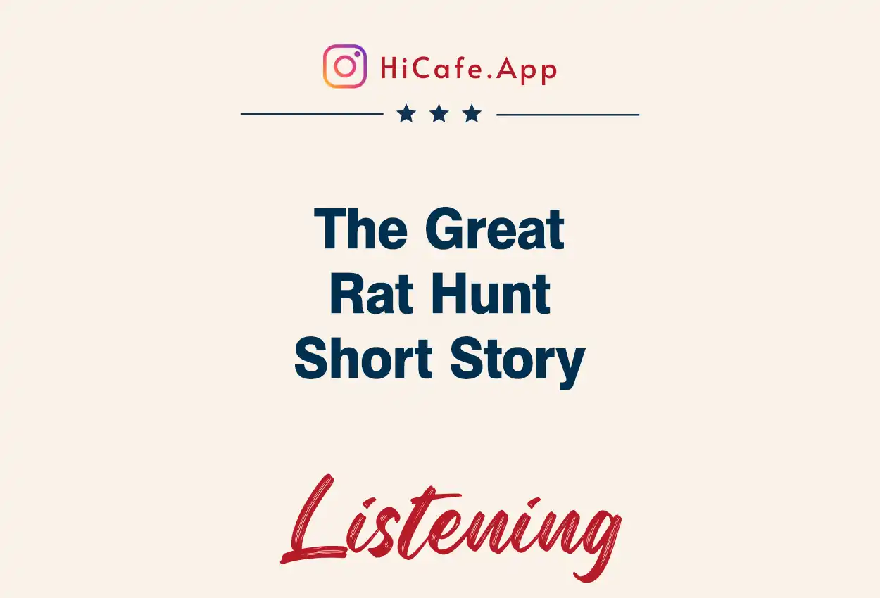 the great rat hunt short story for learning english