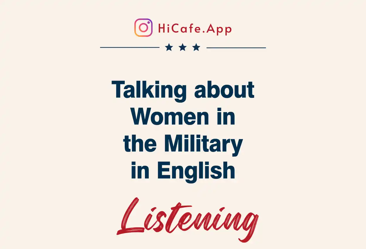 women in the military dialogue examples