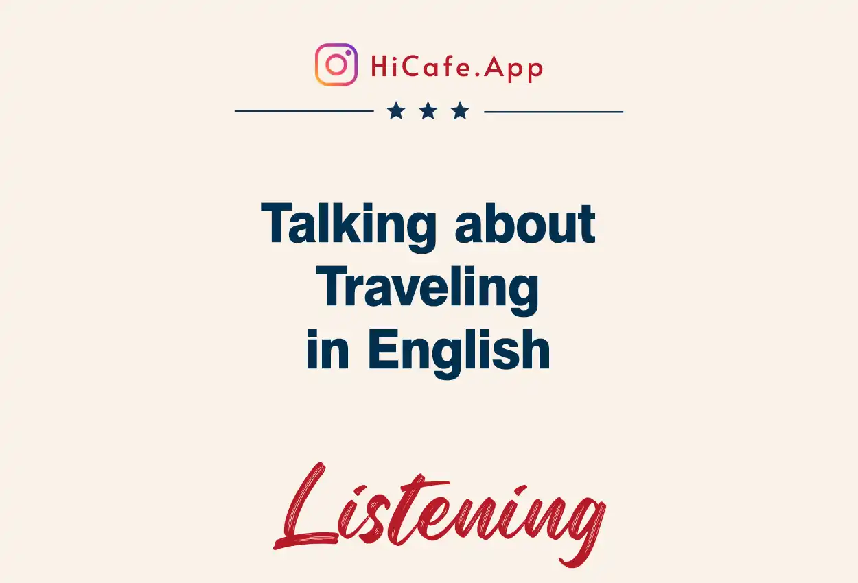 dialogue about traveling in english