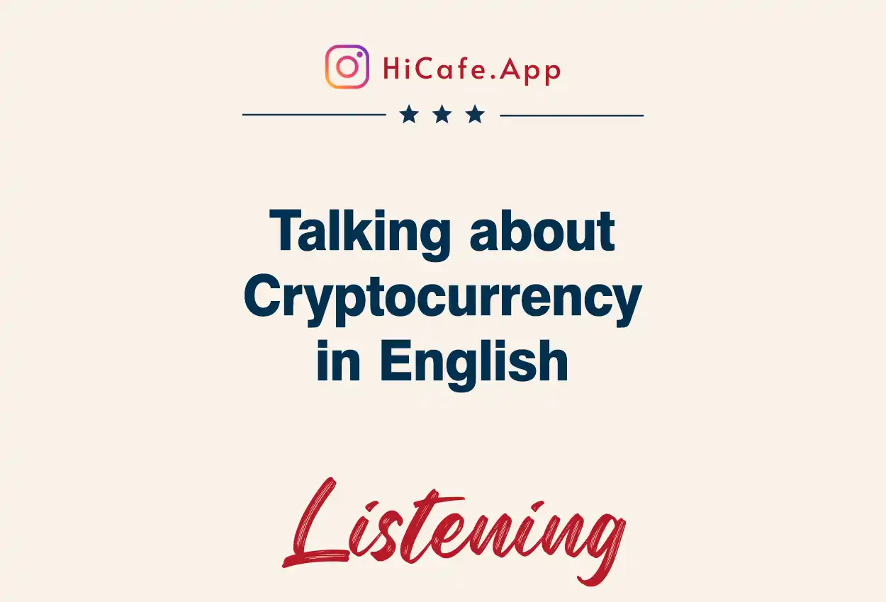 dialogue about crypocurrency investments