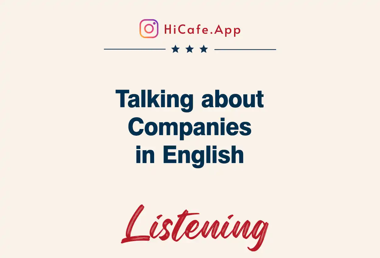 dialogue about ideal company in english