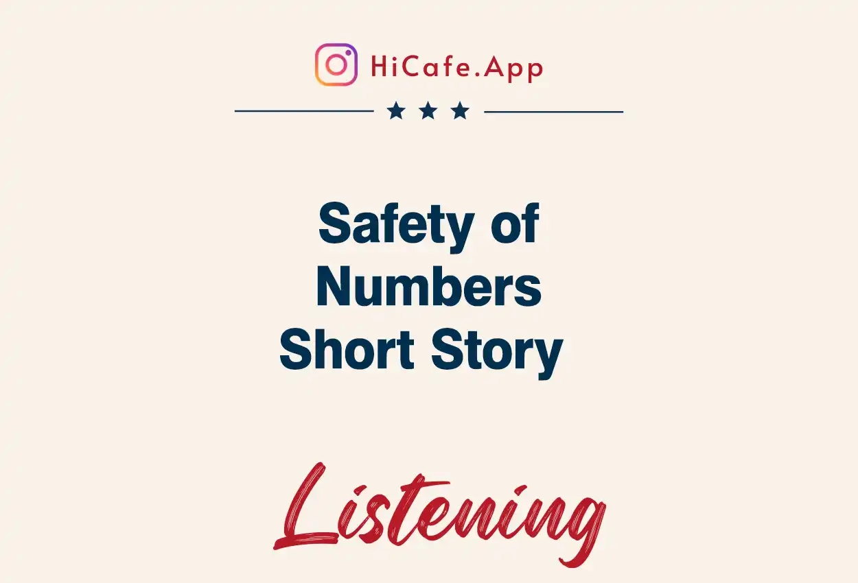 Listen to safety of numbers short story