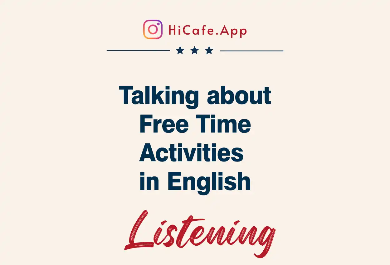 talking about free time activities