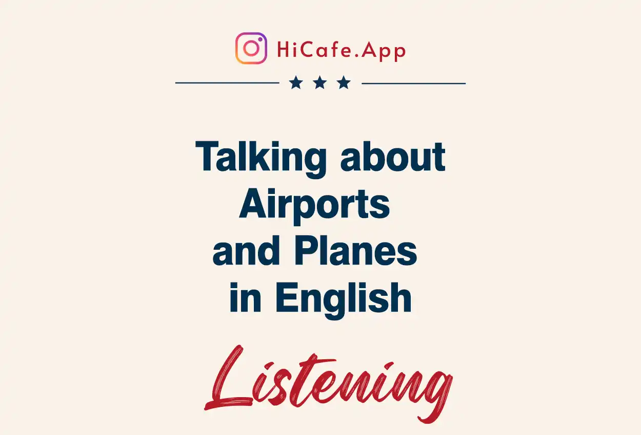 dialogue about airport and plane in english