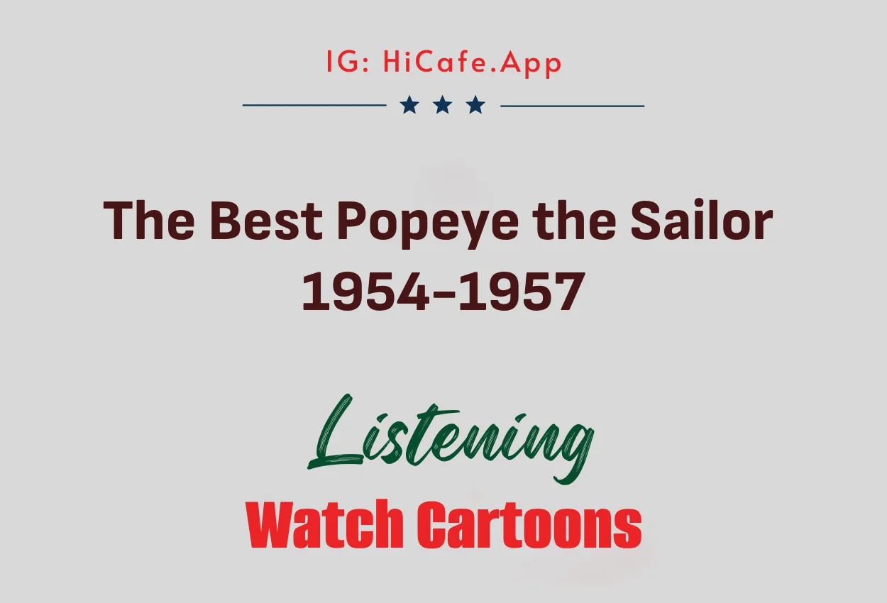 Watch English Cartoon Movies- The Best Popeye the Sailor
