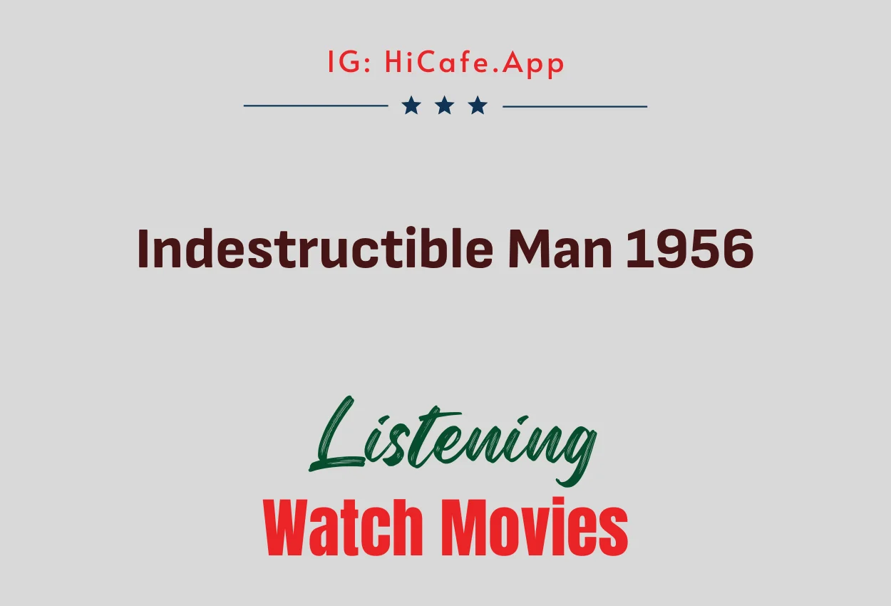 Indestructible Man 1956