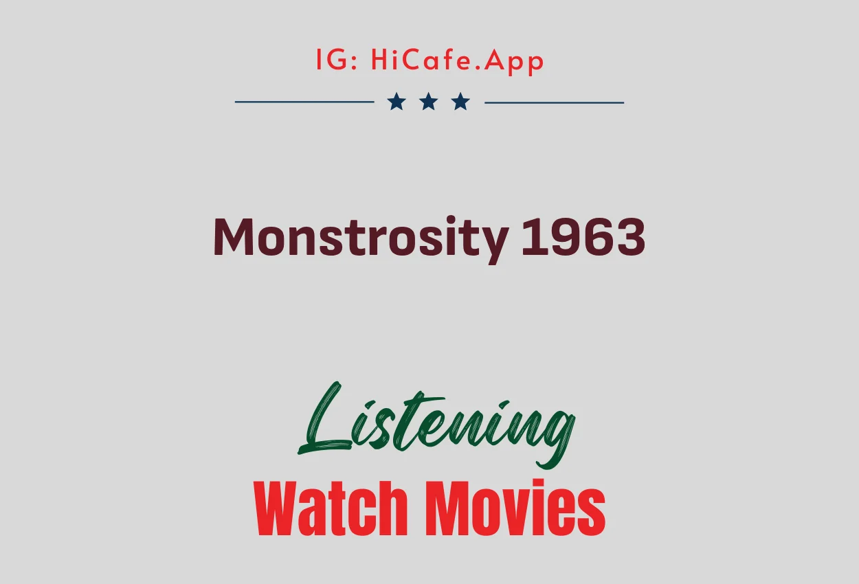 Monstrosity 1963