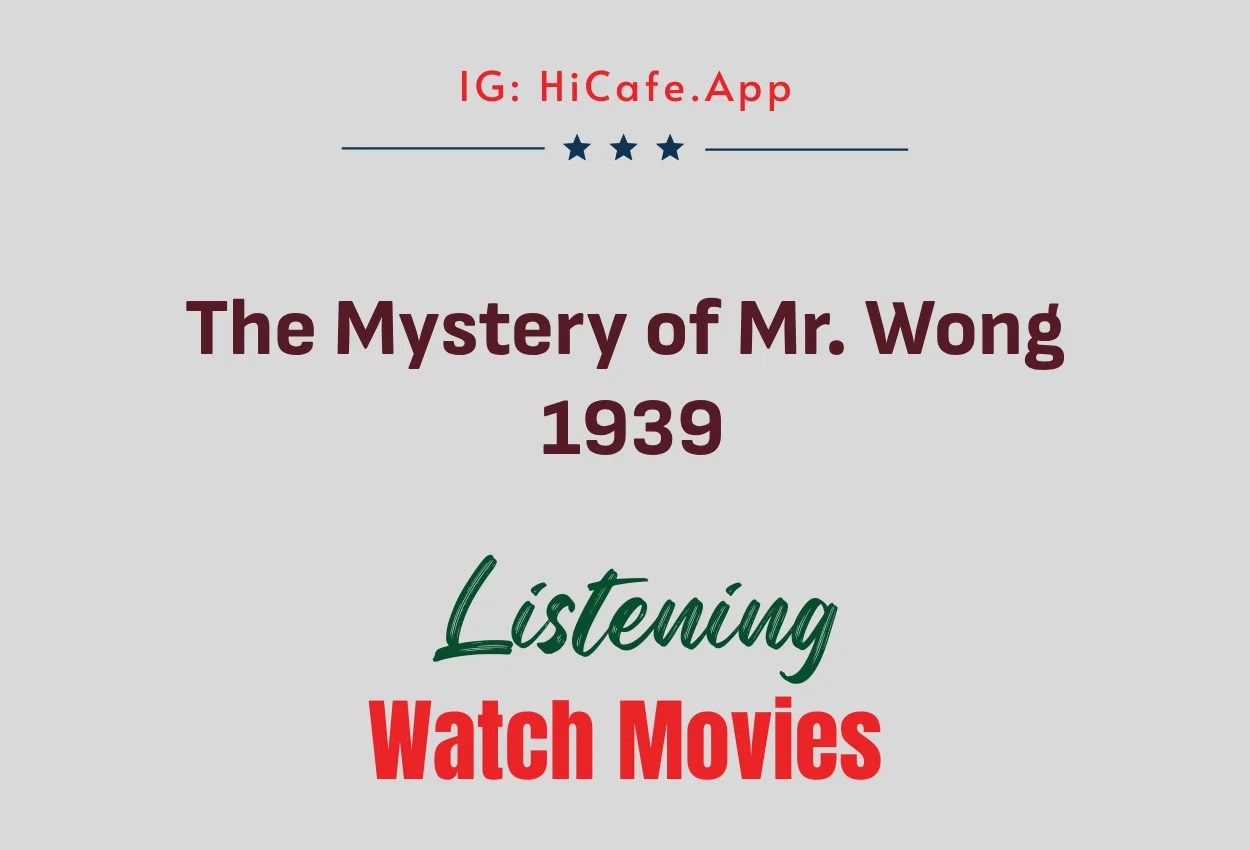 The Mystery of Mr. Wong 1939
