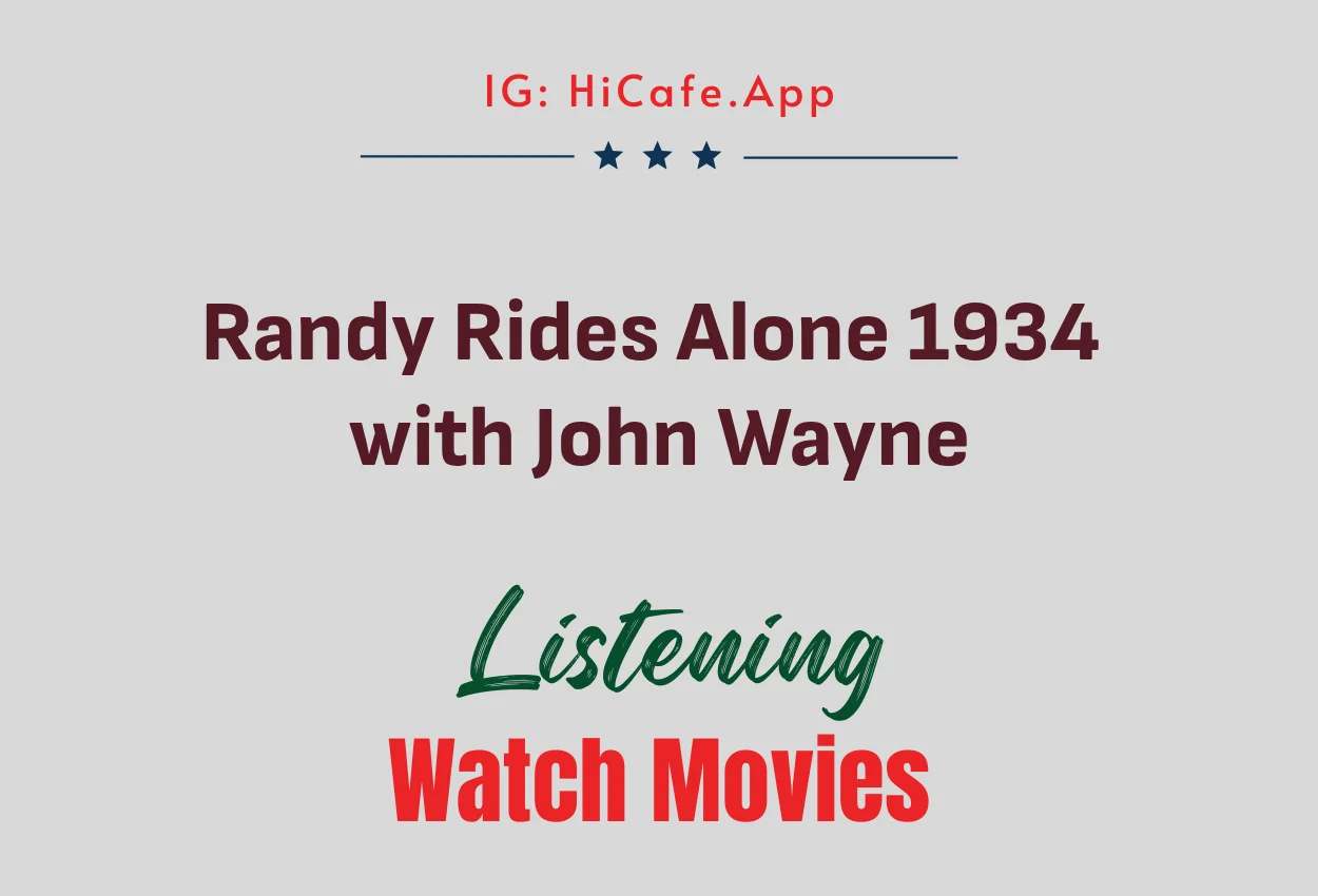 Randy Rides Alone 1934