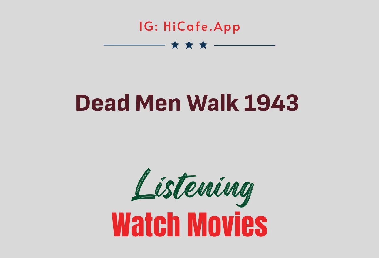 Dead Men Walk 1943