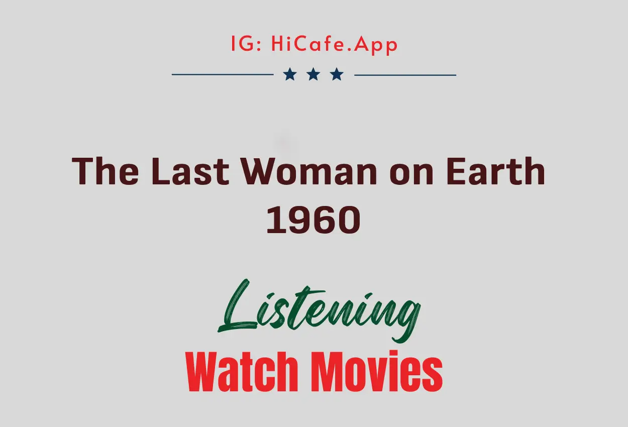 The Last Woman on Earth 1960