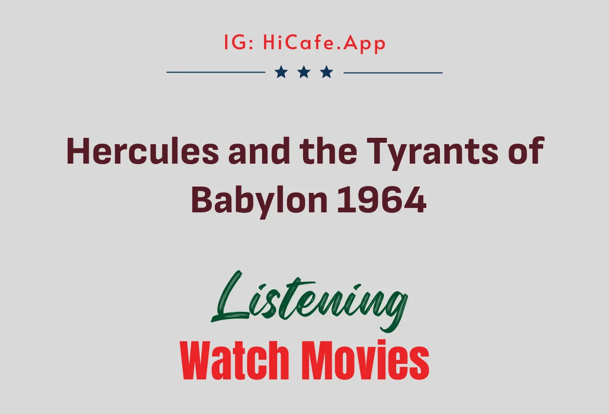 Hercules and the Tyrants of Babylon 1964