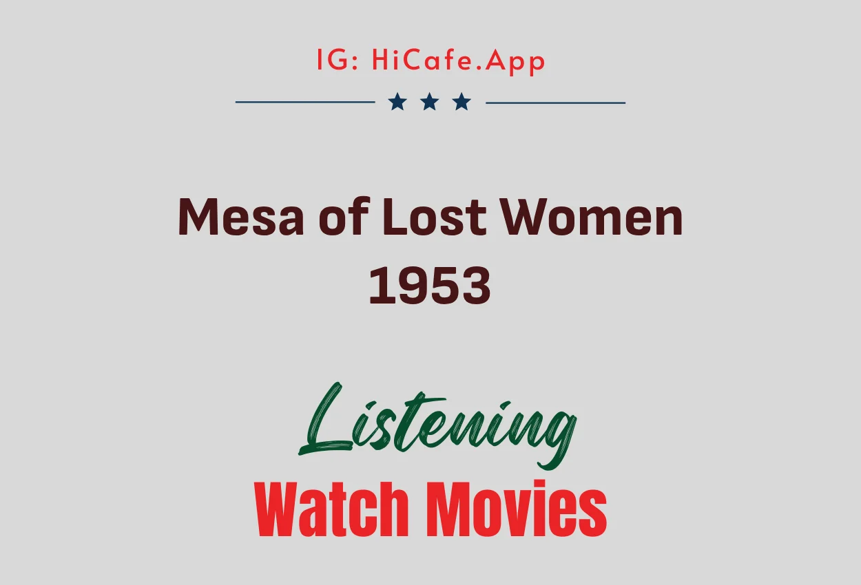 Mesa of Lost Women 1953