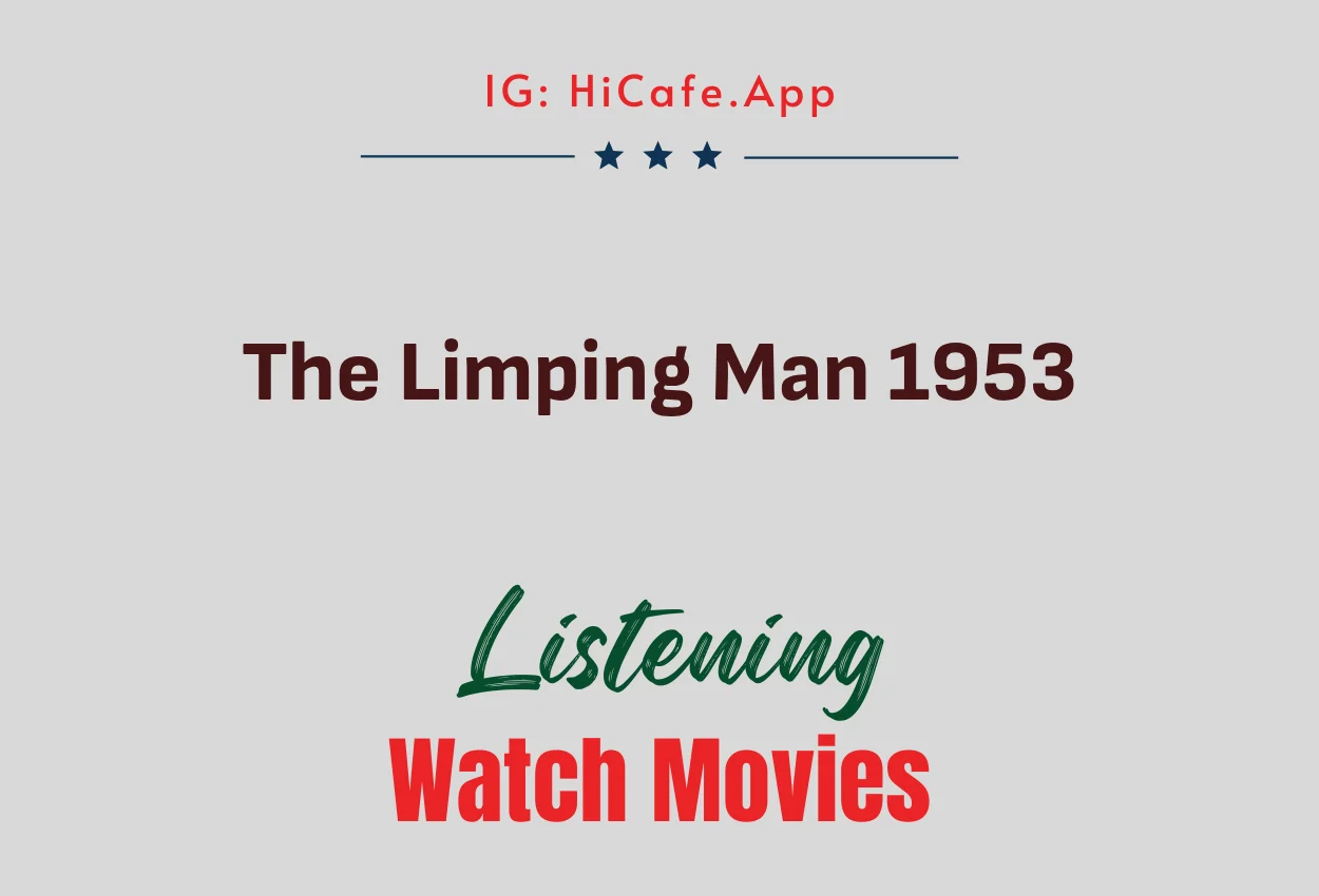 The Limping Man 1953