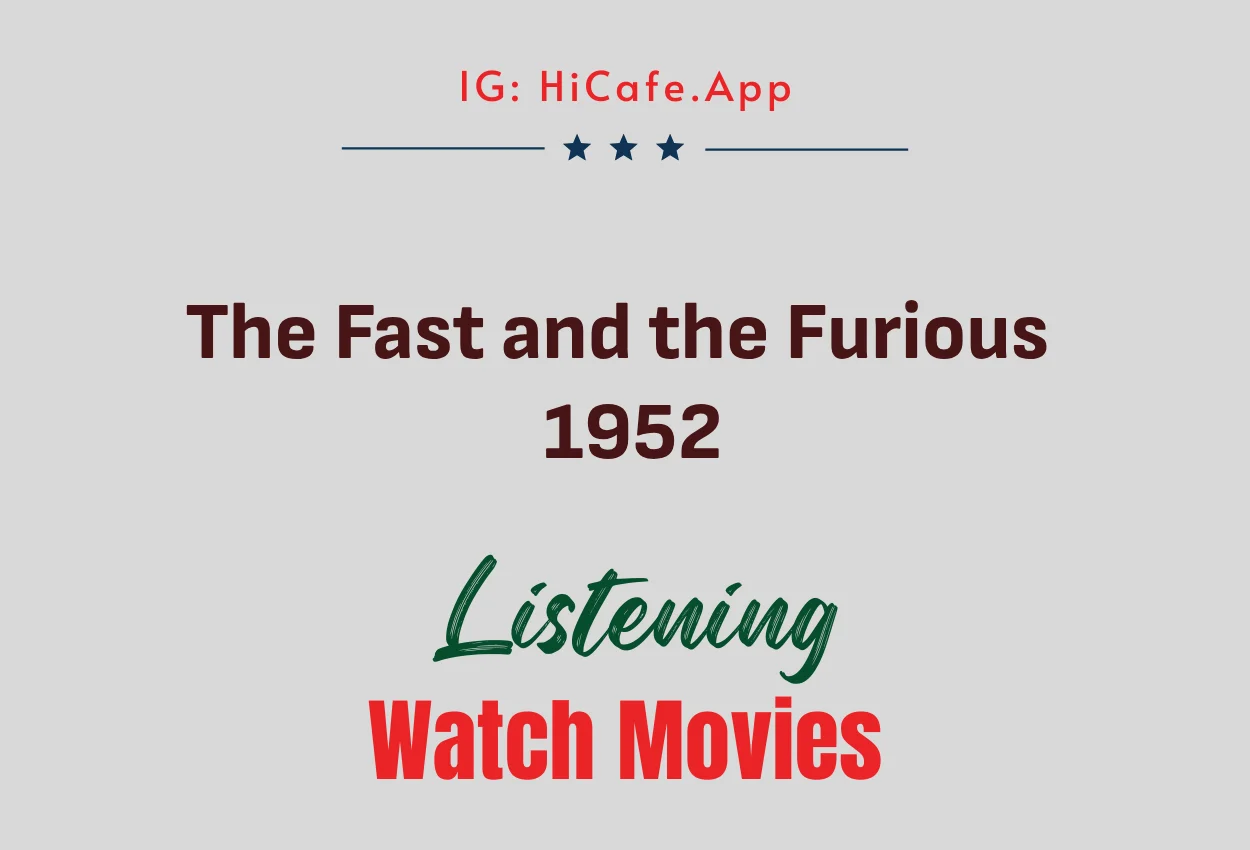 The Fast and the Furious 1955