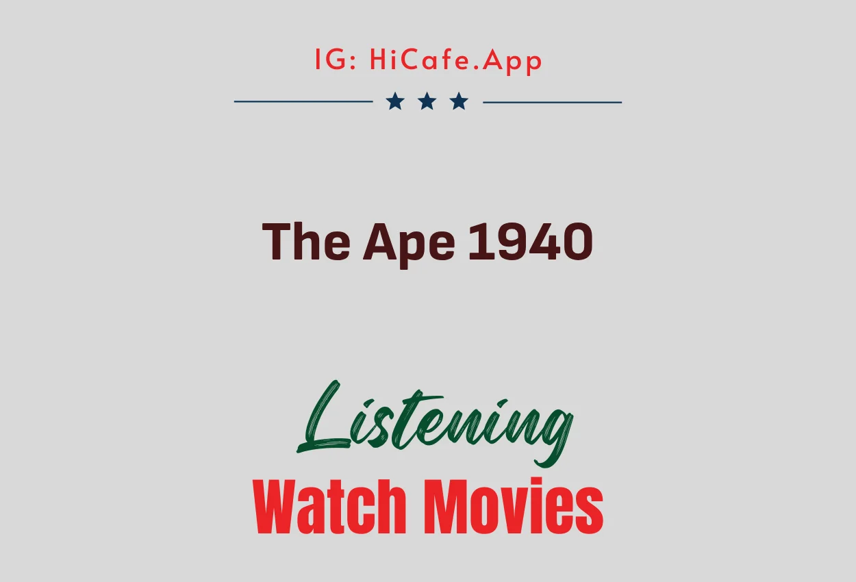 The Ape 1940
