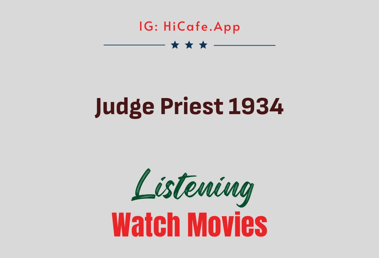 Judge Priest 1934