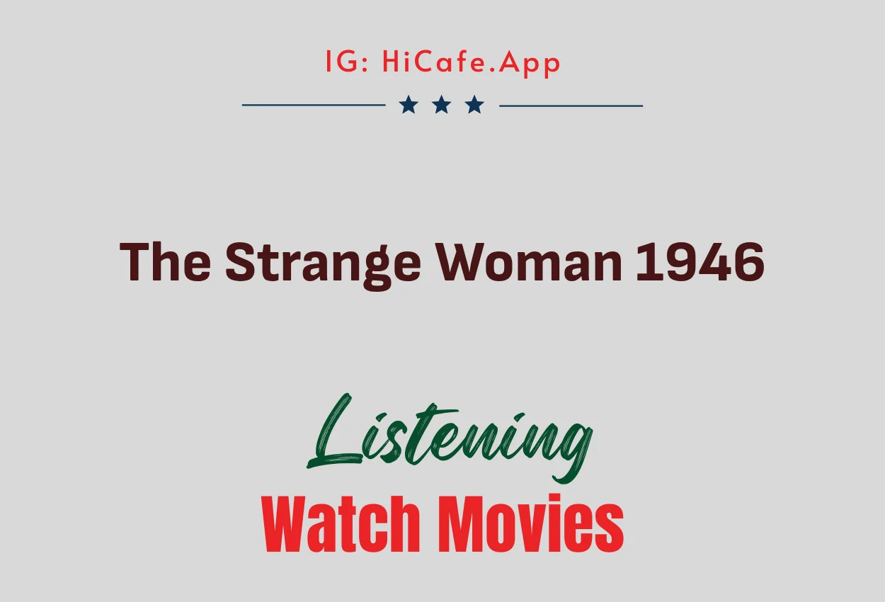 The Strange Woman 1946