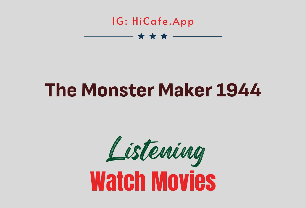 The Monster Maker 1944