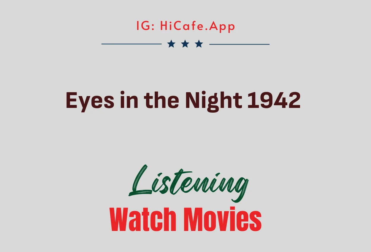 Eyes in the Night 1942