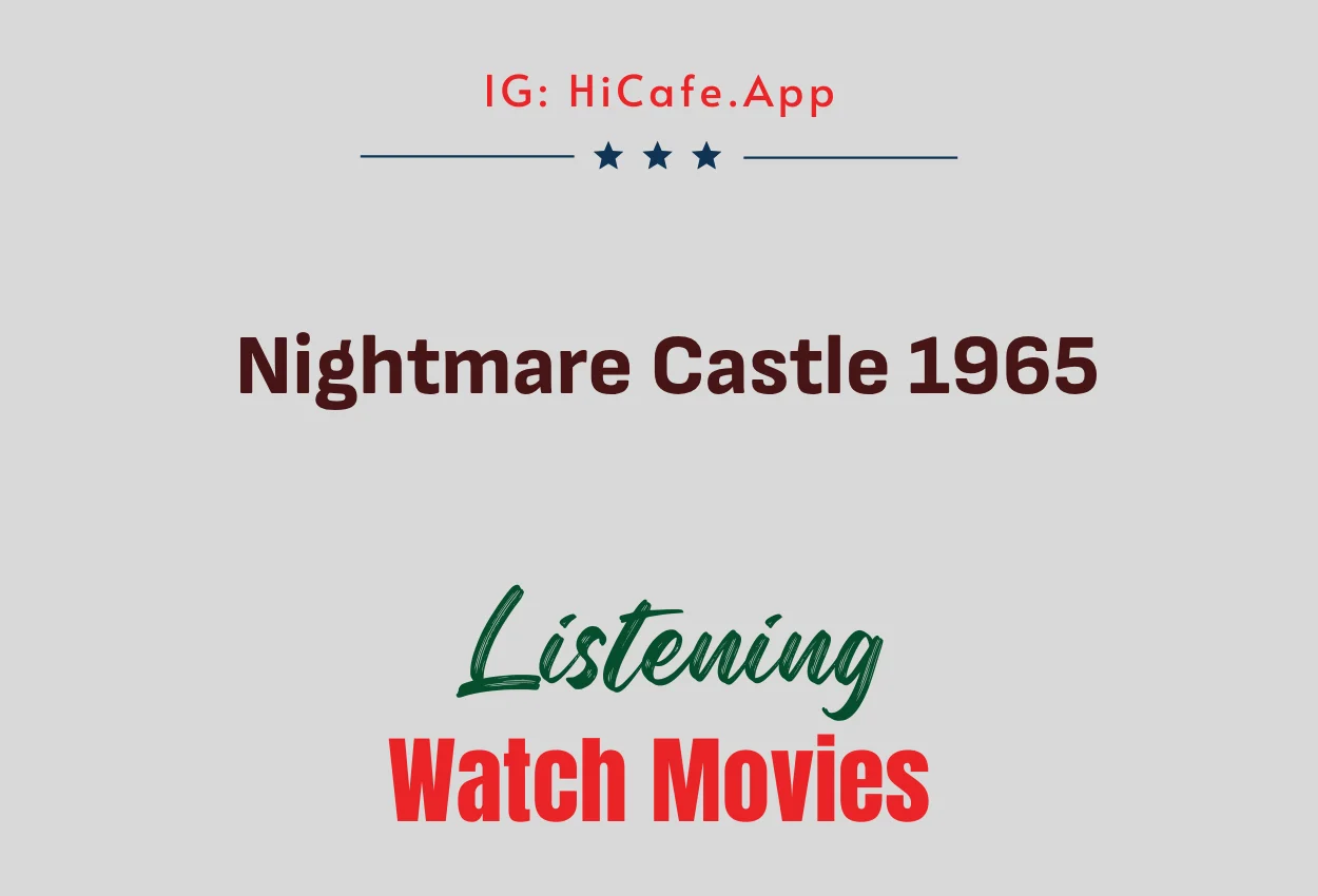 Nightmare Castle 1965