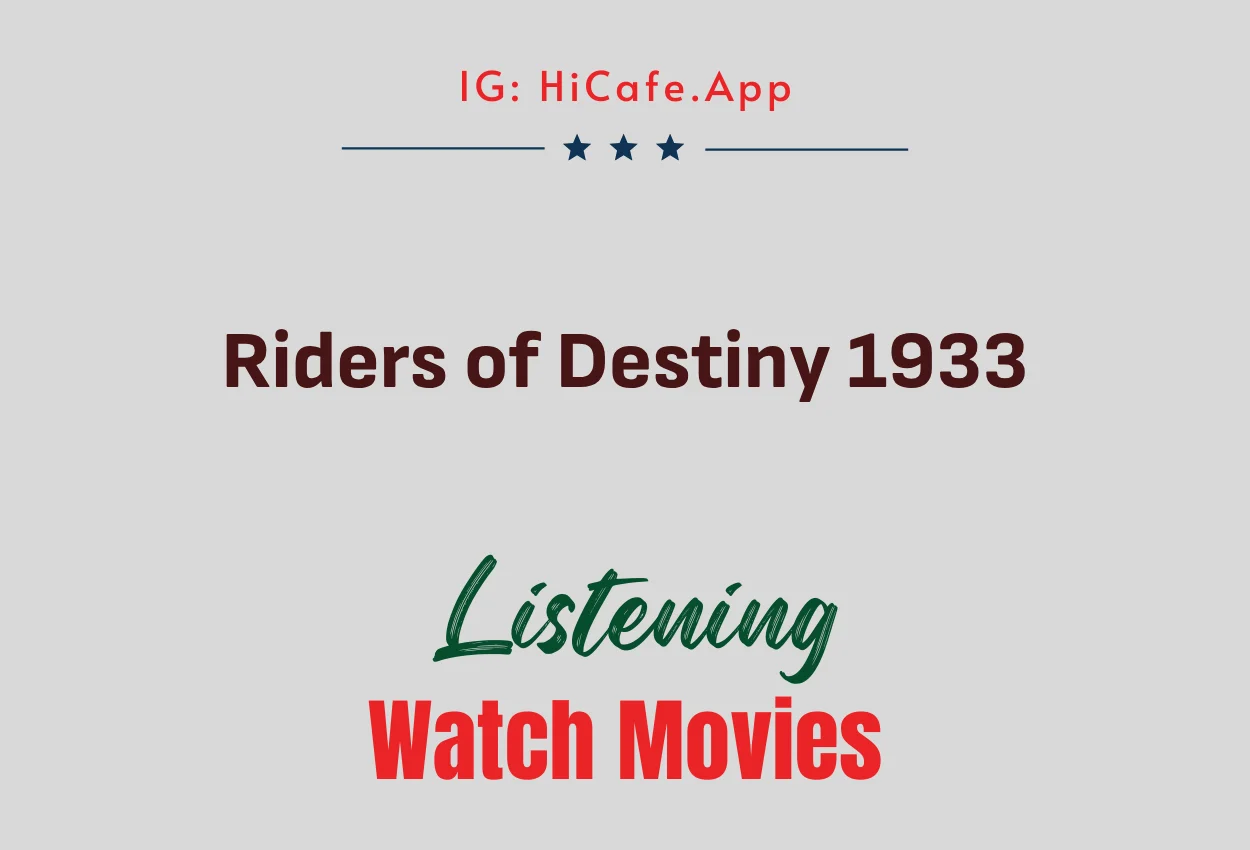 Riders of Destiny 1933