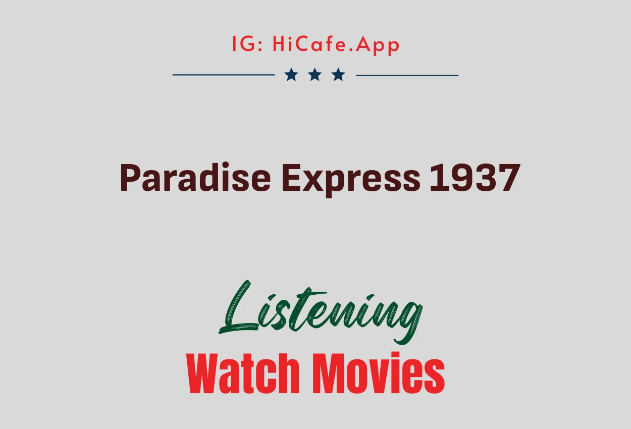Paradise Express 1937