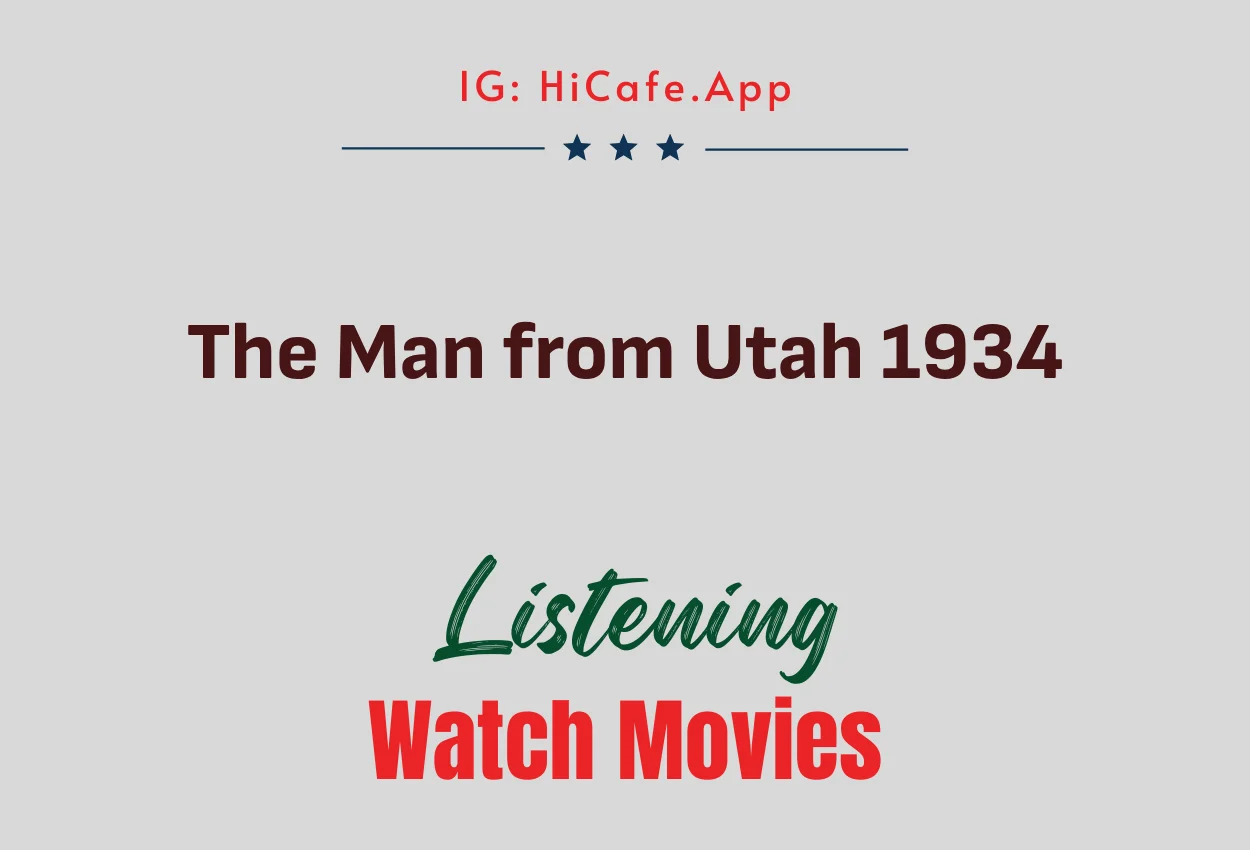 The Man from Utah 1934