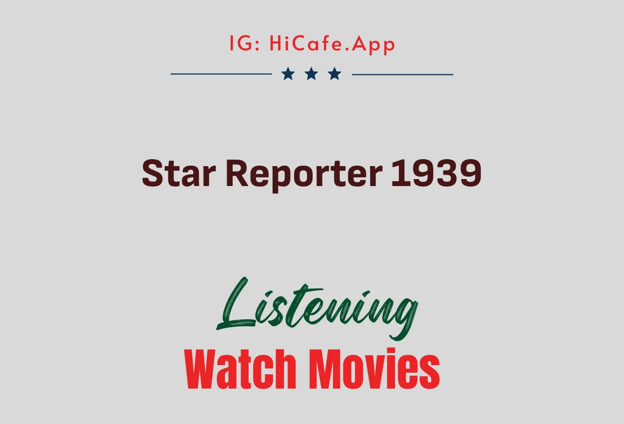 Star Reporter 1939