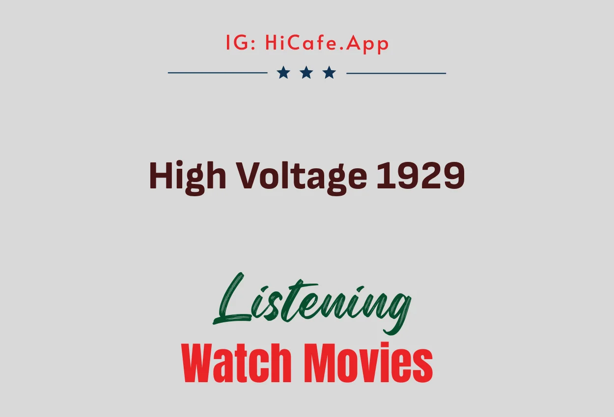 High Voltage 1929