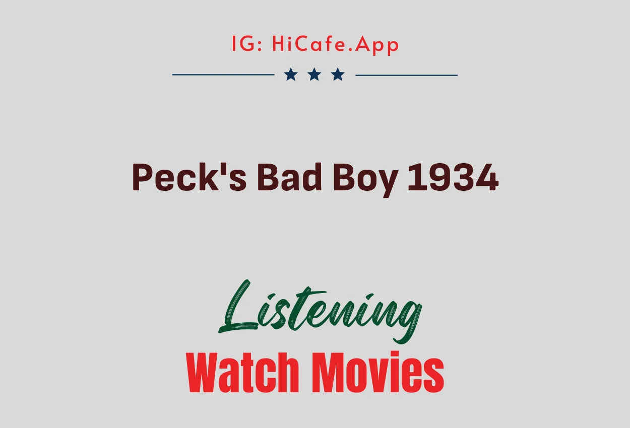 Peck's Bad Boy 1934