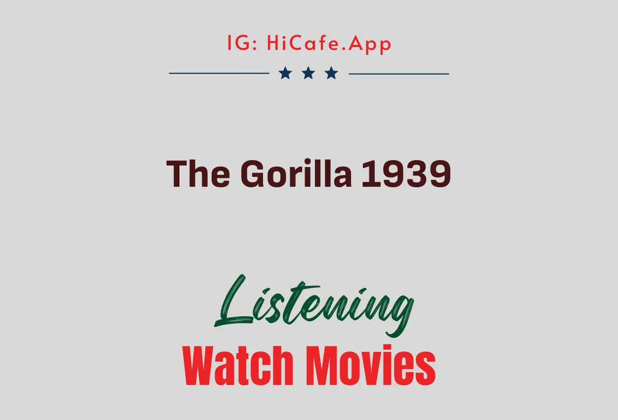The Gorilla 1939