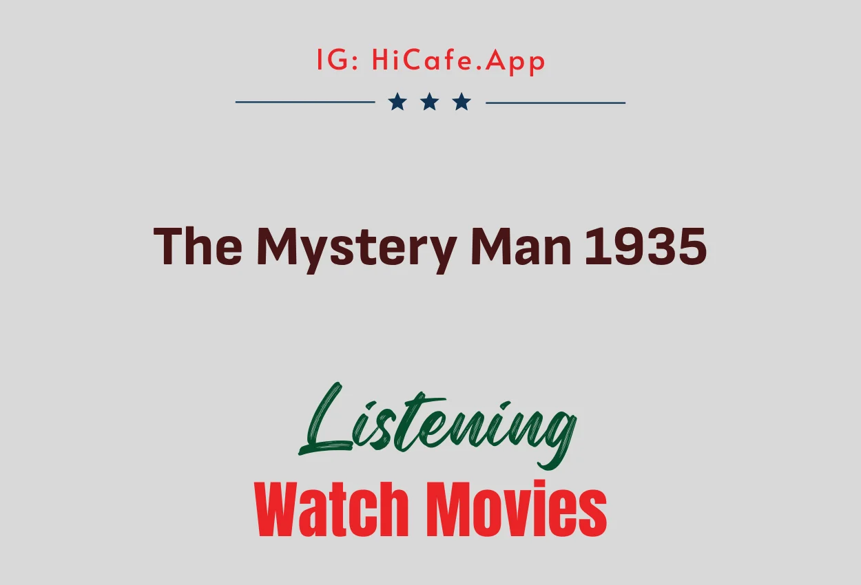 The Mystery Man 1935