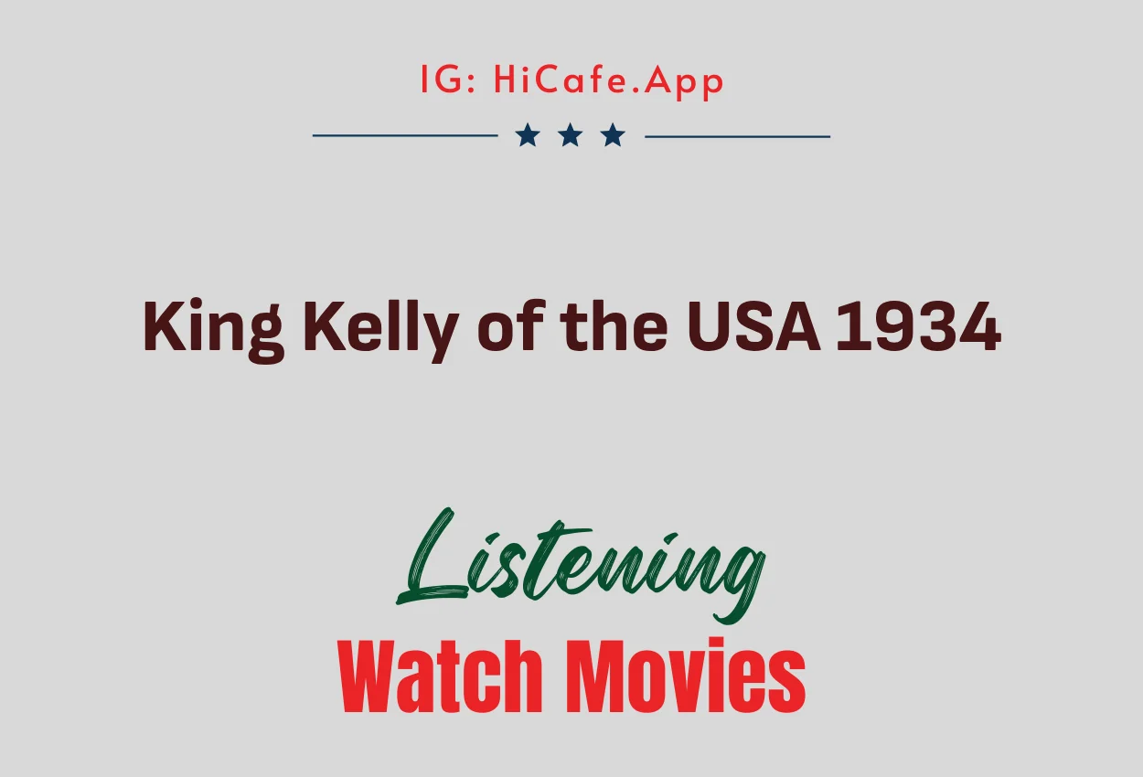 King Kelly of the USA 1934