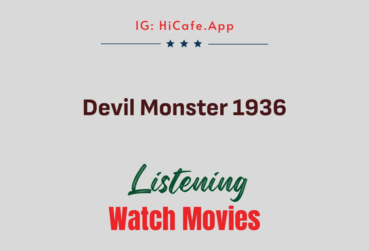 Devil Monster 1936