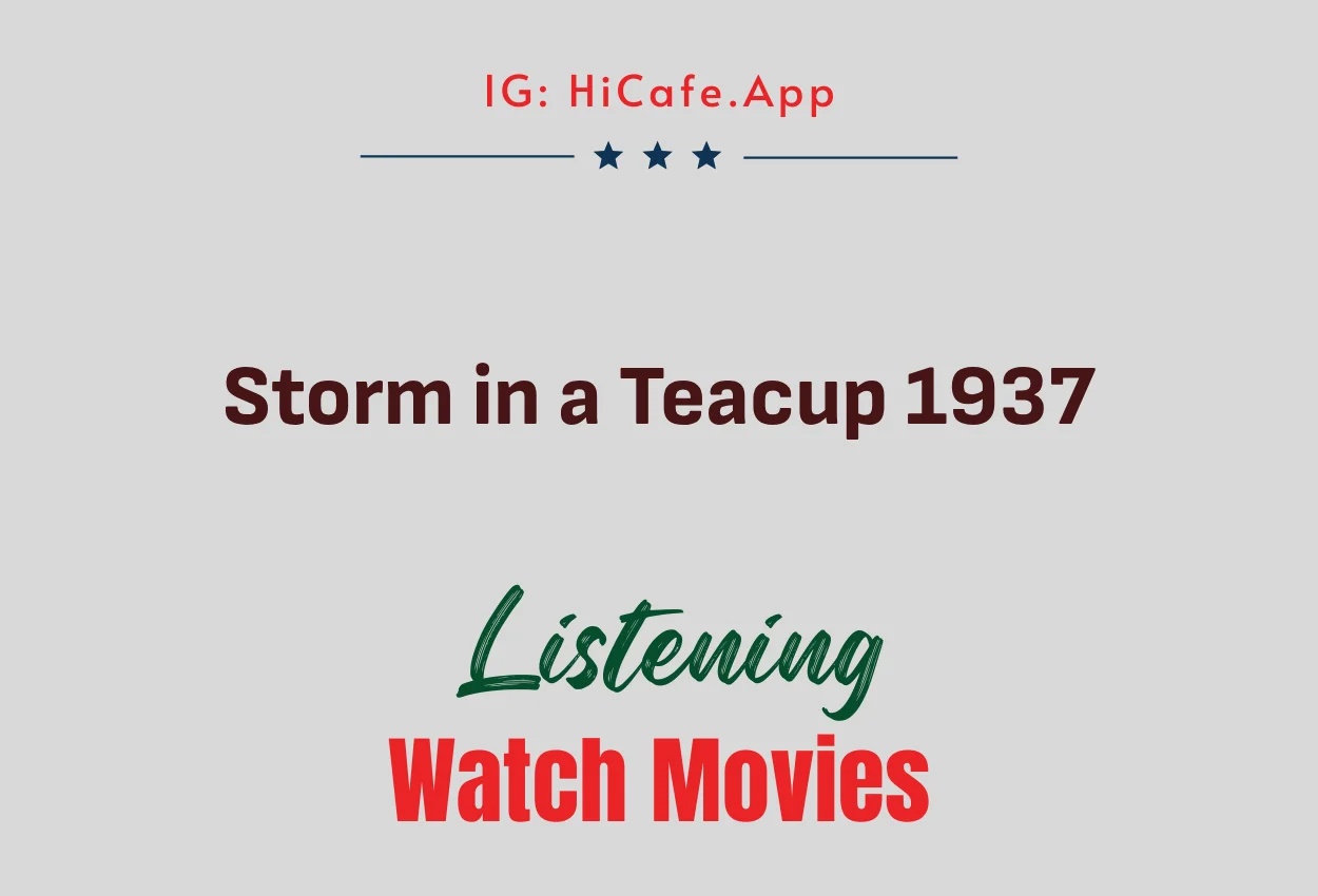 Storm in a Teacup 1937