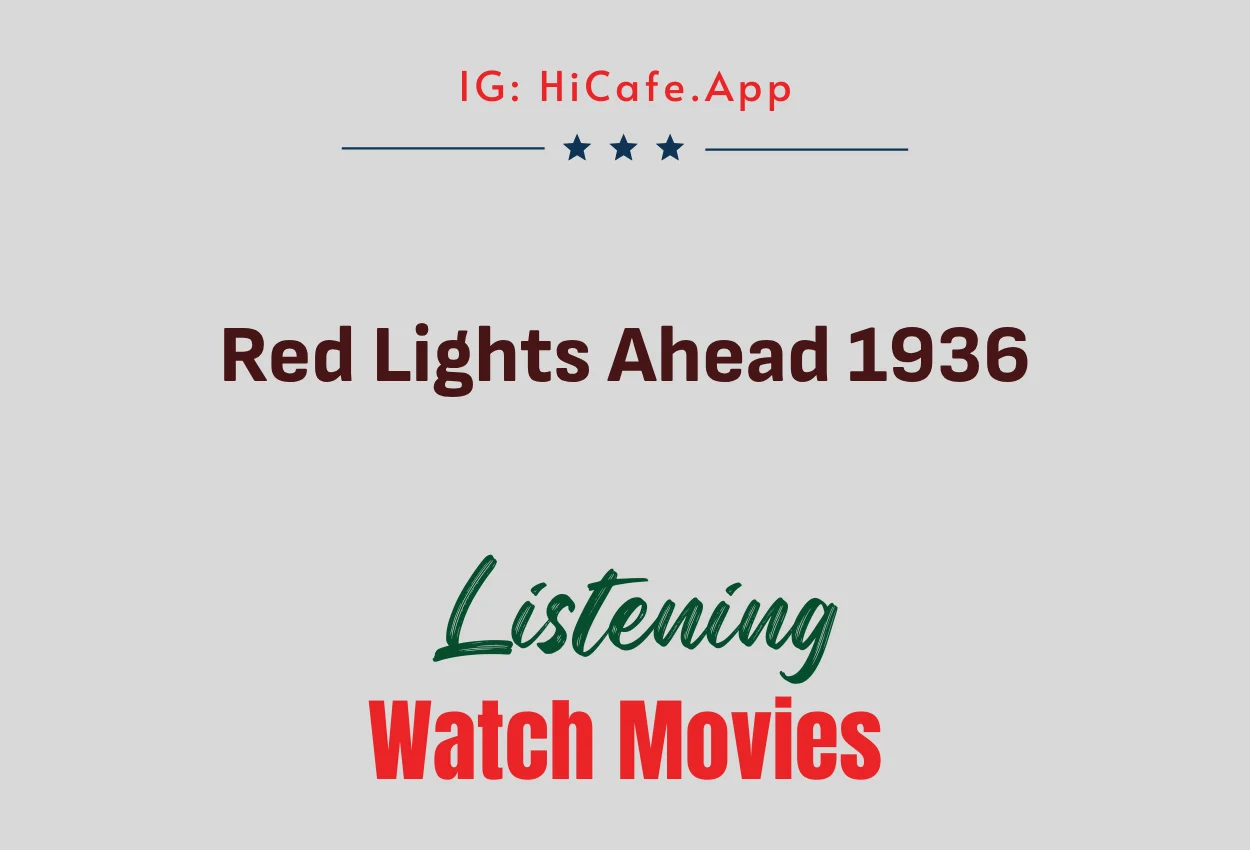 Red Lights Ahead 1936