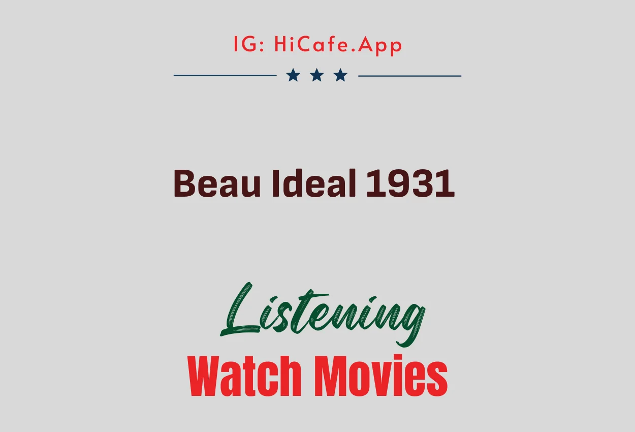 Beau Ideal 1931