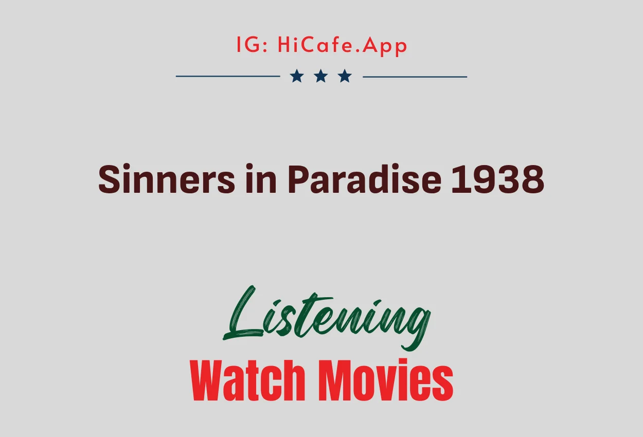 Sinners in Paradise 1938
