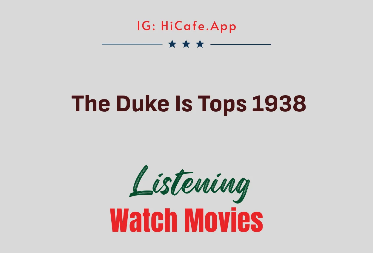 The Duke Is Tops 1938