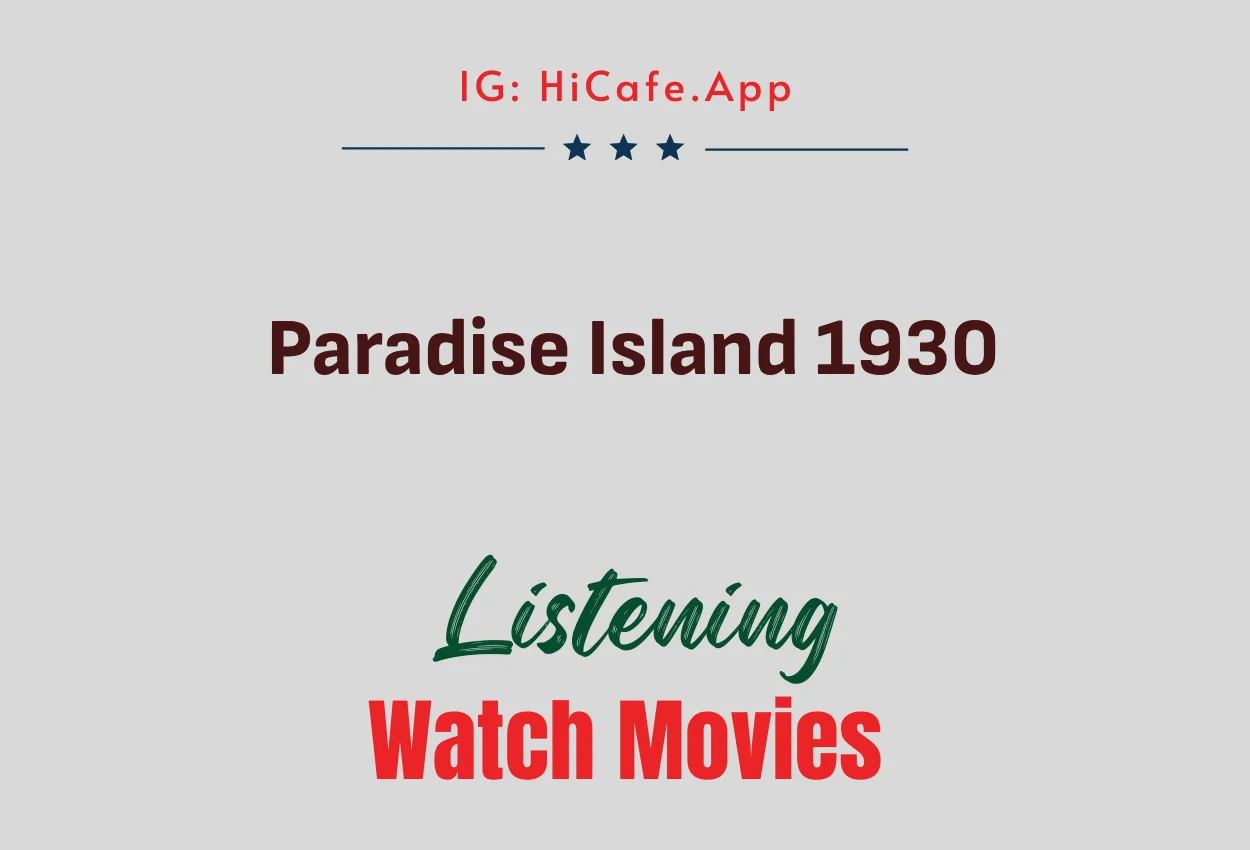 Paradise Island 1930