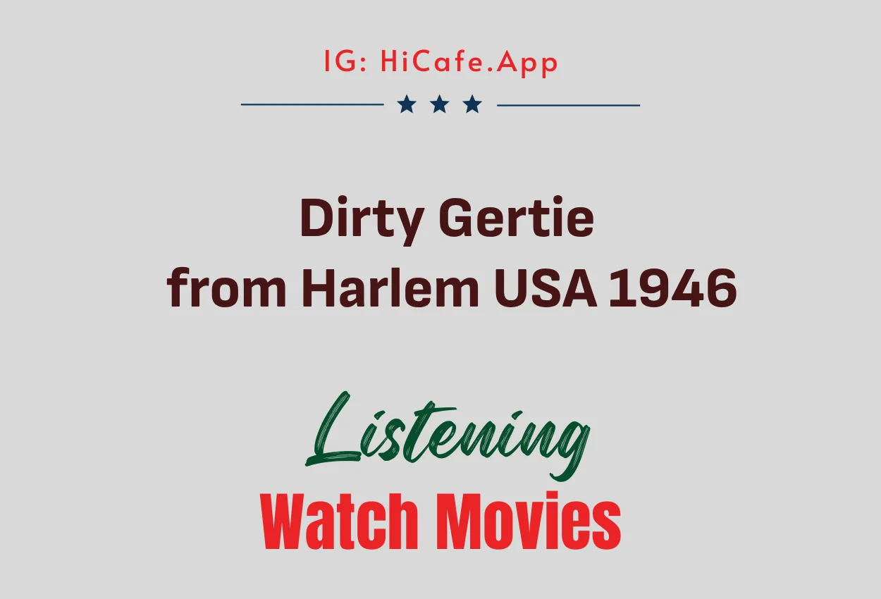 Dirty Gertie from Harlem USA 1946